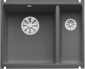 Кухонная мойка Blanco Subline 350/150-U, отводная арматура, базальт 523746