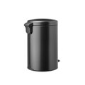 Мусорный бак с педалью Brabantia NewIcon 20л, тёмно-серый 233500