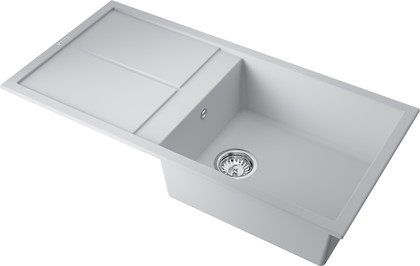 Кухонная мойка Omoikiri Sumi 100A-WH, с крылом, Artceramic, белый 4997108