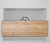 Кухонная мойка Granula Estetica ES-5804, 580x500, кварц, Арктик 5804, АРКТИК