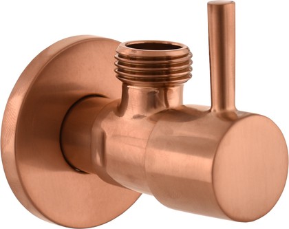 Угловой вентиль RAV Slezak Stick, 1/2"x1/2", керамический, розовое золото матовое RV0212ZRK