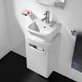 Тумба для раковины Roca The Gap 45 белый глянец ZRU9302880