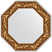 Зеркало Evoform Octagon 688x688 в багетной раме 99мм, византия золото BY 3830