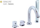 Смеситель на борт ванны Slezak Rav Seina, золото SE962.5PZ