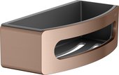 Корзинка для душа Keuco Elegance, 239x70x105, съёмная вставка, красное золото шлифованное/ антрацит 11658 290001