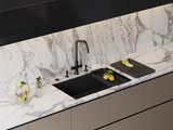 Смеситель для кухни Omoikiri Miyako BN, подключение питьевой воды, нержавеющая сталь 4994591