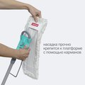 Швабра для пола Hausmann Professional Telescopic универсальная, с телескопической ручкой, 47x15см, микрофибра, пластик HM-49