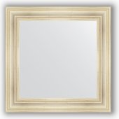 Зеркало Evoform Definite 720x720 в багетной раме 99мм, травлёное серебро BY 3156