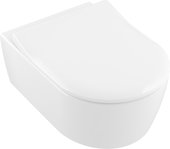 Унитаз подвесной Villeroy & Boch Avento, безободковый, сиденье Soft Close 5656RS01