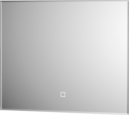 Зеркало с фацетом Defesto Glow 50x40, LED подсветка, сенсорный выключатель, тёплый белый свет DF 2511SH