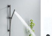Душевой гарнитур Aquatek Европа 650, 1jet, оружейная сталь AQ2012BGM