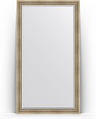 Зеркало Evoform Exclusive Floor 1120x2020 пристенное напольное, с фацетом, в багетной раме 93мм, серебряный акведук BY 6161