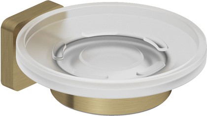 Мыльница Kludi Vela S настенная, брашированное золото 25985N0
