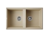 Кухонная мойка Omoikiri Tedori 86-2-CH Tetogranit, шампань 4993929