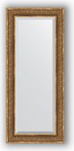 Зеркало Evoform Exclusive 640x1490 с фацетом, в багетной раме 101мм, вензель бронзовый BY 3552
