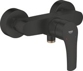 Смеситель для душа Grohe Eurosmart, однорычажный, настенный монтаж, Matt Black матовый чёрный 335552433