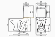 Унитаз напольный Ifo FORGE RL 6130-71590