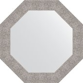 Зеркало Evoform Octagon 710x710 в багетной раме 90мм, чеканка серебряная BY 7353