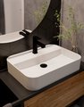 Смеситель для раковины AQUAme Parma, чёрный матовый AQM6610MB