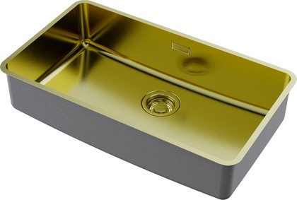 Кухонная мойка Omoikiri Omi 73-U/I Ultra IN, светлое золото 4997562