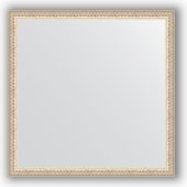 Зеркало Evoform Definite 710x710 в багетной раме 41мм, мельхиор BY 1020