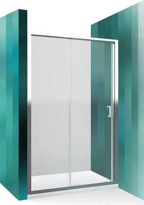 Душевая дверь Roth Lega LLD2, 140см, прозрачное стекло, хром 556-1400000-00-02