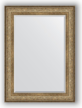 Зеркало Evoform Exclusive 800x1100 с фацетом, в багетной раме 109мм, виньетка античная бронза BY 3477