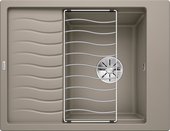 Кухонная мойка Blanco Elon 45S, клапан-автомат, серый беж 524821