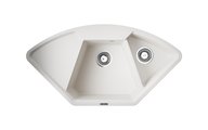 Кухонная мойка Omoikiri Yonaka-98-C-PA угловая с крылом, чаши справа, пастила 4993712