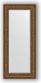 Зеркало Evoform Exclusive 650x1500 с фацетом, в багетной раме 109мм, виньетка состаренная бронза BY 3557