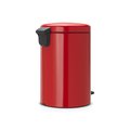 Бак для мусора Brabantia Newicon, 20л, с педалью, пламенно-красный 111860