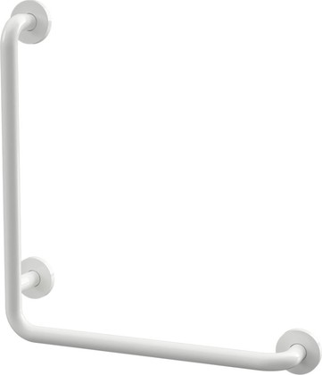 Поручень для душа Bemeta Help 680, левый, с крышками, белый 301112073