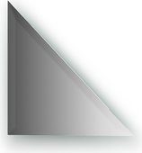 Зеркальная плитка Evoform Refractive с фацетом 15мм, треугольник 25х25см, серебро BY 1540
