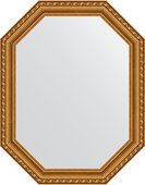 Зеркало Evoform Polygon 550x700 в багетной раме 61мм, золотой акведук BY 7058