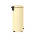 Мусорный бак с педалью Brabantia NewIcon 30л, ванильно-жёлтый 233845