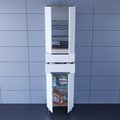 Шкаф-пенал Санта Лондон 500x1900x300, напольный, белый 524010