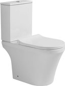 Унитаз напольный Aquatek Лея, 640х340х800, безободковый Tornado AQ2716T-00