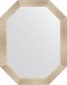 Зеркало Evoform Polygon 550x700 в багетной раме 59мм, травленое серебро BY 7042