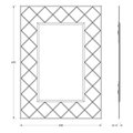 Зеркало прямоугольное Evoform Florentina 500x700 с гравировкой BY 5001