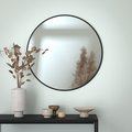 Зеркало круглое Evoform Colora d700, с чёрной окантовкой BY 0453