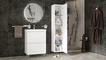 Шкаф Velvex Edge 350 навесной, белый глянец pp.EDG.35 белый