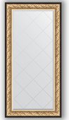 Зеркало Evoform Exclusive-G 800x1620 с гравировкой, в багетной раме 106мм, барокко золото BY 4294