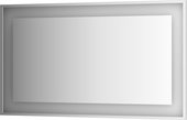 Зеркало Evoform Ledside 1300x750 в багетной раме со встроенным LED-светильником 31.5Вт, хром BY 2208