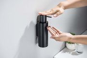 Дозатор жидкого мыла Aquatek Оберон настенный, чёрный матовый AQ4205MB