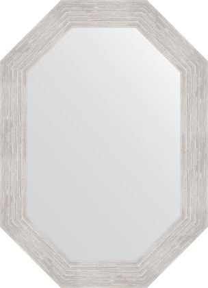 Зеркало Evoform Polygon 520x720 в багетной раме 70мм, серебряный дождь BY 7085