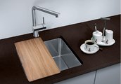 Кухонная мойка Blanco Andano 400-U, отводная арматура, полированная сталь 522959