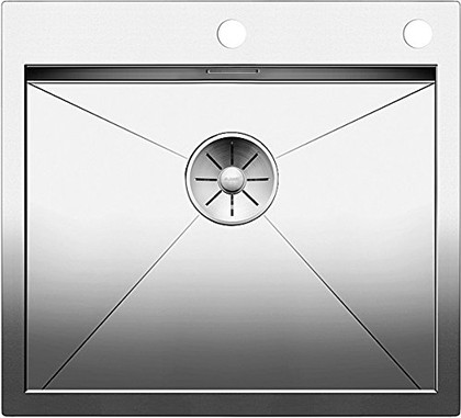 Кухонная мойка Blanco Zerox 500-IF/A, клапан-автомат, полированная сталь 521630