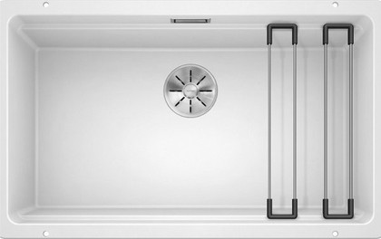 Кухонная мойка Blanco Etagon 700-U, отводная арматура, белый 525171