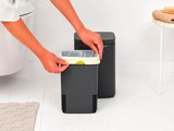 Мусорный бак Brabantia Bo 4л, минерально-графитовый 233708