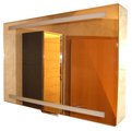 Зеркальный шкаф Keuco Edition 300, 95x65см, с поднимающейся дверцей и подсветкой 30203 171201